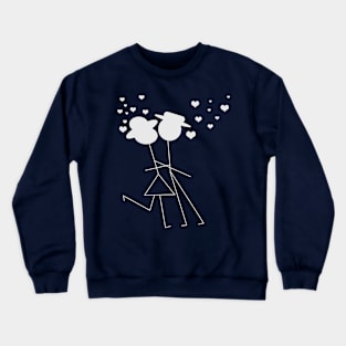 valentine dancers Crewneck Sweatshirt